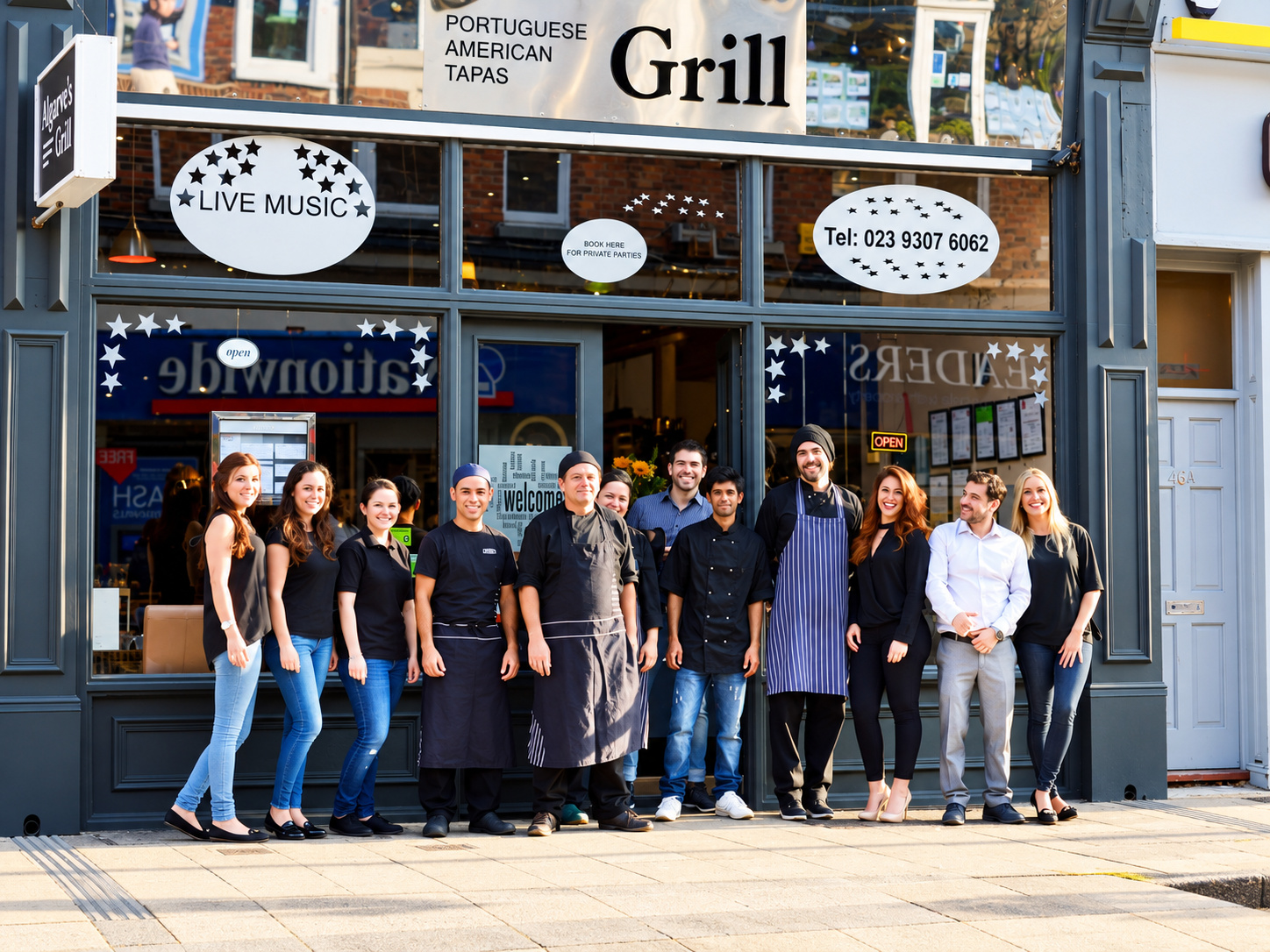 The Algarve's Grill team